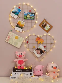 Multi-Function Heart Shape Metal Grid Photo Frame Wall Art Display Pictures Mesh Storage Shelf Organizer Rack Home Decoration
Multi-Function Heart Shape Metal Grid Photo Frame Wall Art Display Pictures Mesh Storage Shelf Organizer Rack Home Decoration