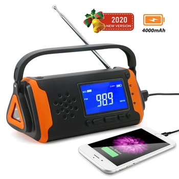 Portable 2020 Solar Energy Radio LED Flashlight SOS Alarm Eco-Friendly Flashlight With 4000mah Battery Large LCD Screen Radios
Portable 2020 Solar Energy Radio LED Flashlight SOS Alarm Eco-Friendly Flashlight With 4000mah Battery Large LCD Screen Radios