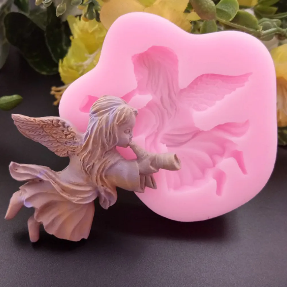 Handicraft Angel Shaped Baking Tools Silicone Mold Cake Chocolate Ice Cream Dessert Soap Candle Silicone Mold Cake Decoration
Handicraft Angel Shaped Baking Tools Silicone Mold Cake Chocolate Ice Cream Dessert Soap Candle Silicone Mold Cake Decoration