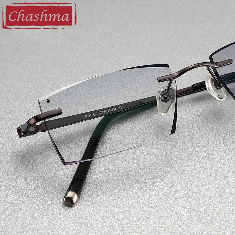Titanium Prescription Dark Lenses Glasses Men Luxury Tint Lenses Myopia Reading Glasses Diamond Cutting Rimless Frame
Titanium Prescription Dark Lenses Glasses Men Luxury Tint Lenses Myopia Reading Glasses Diamond Cutting Rimless Frame