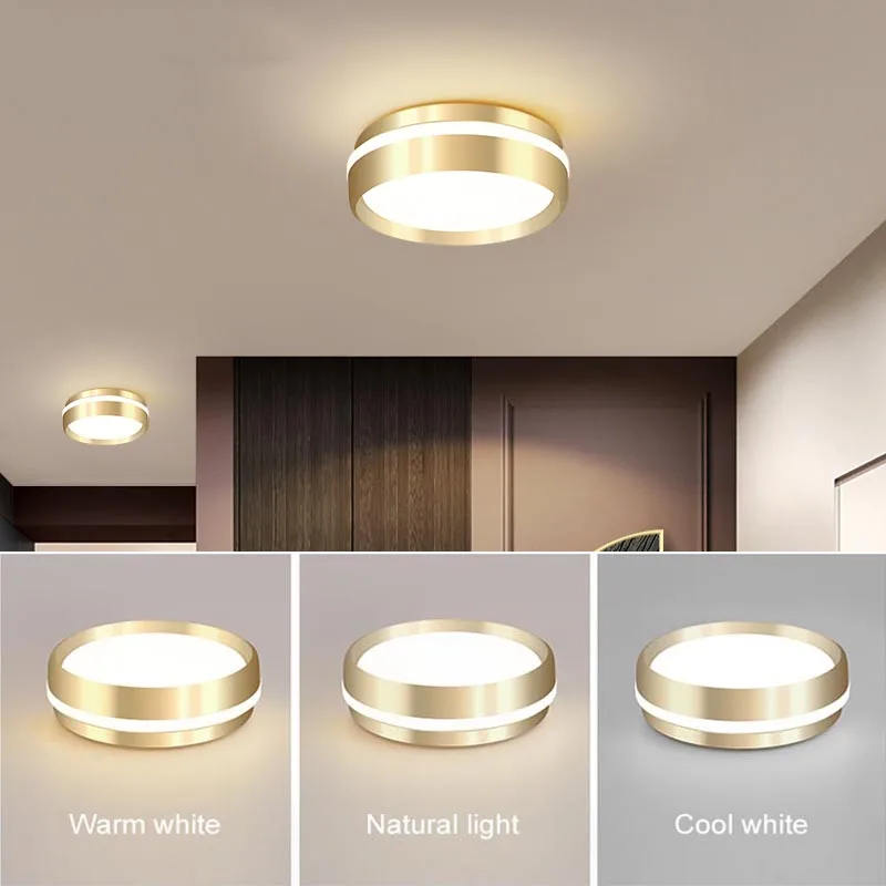 Nordic Simple Modern Golden LED Ceiling Lamp 12W Aisle Balcony Lamp Porch Corridor Ceiling Lamp
Nordic Simple Modern Golden LED Ceiling Lamp 12W Aisle Balcony Lamp Porch Corridor Ceiling Lamp