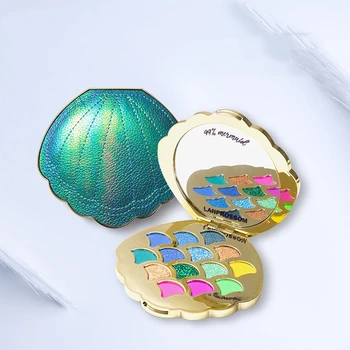 Shell - shaped 14 color powder color eye shadow flip with mirror makeup eye shadow tray
Shell - shaped 14 color powder color eye shadow flip with mirror makeup eye shadow tray