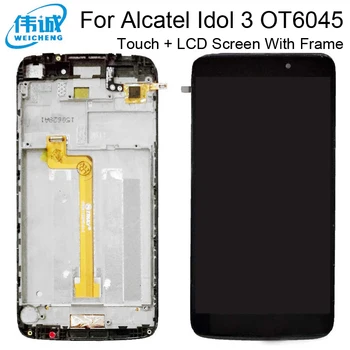 WEICHENG LCD For Alcatel One Touch Idol 3 5.5 6045 OT6045 Display Touch Screen Digitizer Assembly With Frame +tools
WEICHENG LCD For Alcatel One Touch Idol 3 5.5 6045 OT6045 Display Touch Screen Digitizer Assembly With Frame +tools