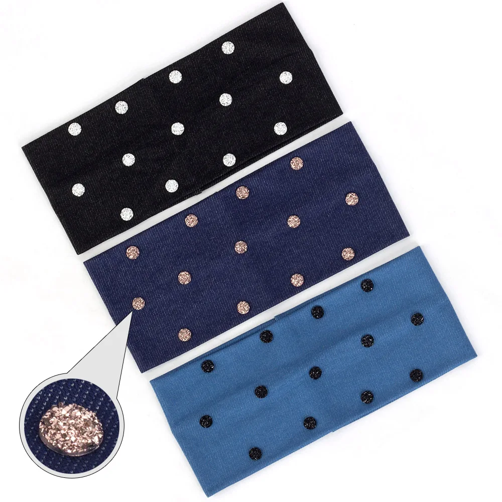 Women Elastic Denim Headband Hairband Rhinestones Shine Stones Accessories Head bands For Female Turban Fashion Flat Hair Bands
Women Elastic Denim Headband Hairband Rhinestones Shine Stones Accessories Head bands For Female Turban Fashion Flat Hair Bands