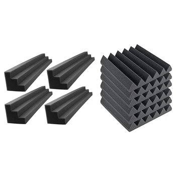 New Hot 10 Pcs Foam Corner Block Wedge Acoustic Foam Sound Proof Padding, 6 Pcs 12 X 12 X 48cm & 4 Pcs 30 X 30 X 5cm
New Hot 10 Pcs Foam Corner Block Wedge Acoustic Foam Sound Proof Padding, 6 Pcs 12 X 12 X 48cm & 4 Pcs 30 X 30 X 5cm