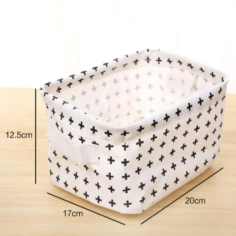 practical magic basket waterproof cotton linen clothes storage