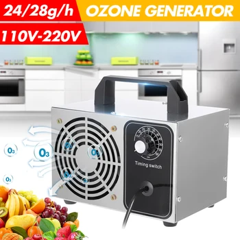 Ozone Generator 28g/24g/10g Machine Stainless steel Air Purifier Air cleaner Disinfection Sterilization Cleaning Formaldehyde
Ozone Generator 28g/24g/10g Machine Stainless steel Air Purifier Air cleaner Disinfection Sterilization Cleaning Formaldehyde