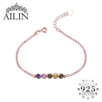 AILIN Personalized Birthstone Charm Bracelet Silver 925 Jewelry Gold Bracelet femme Bracelets for Women
AILIN Personalized Birthstone Charm Bracelet Silver 925 Jewelry Gold Bracelet femme Bracelets for Women