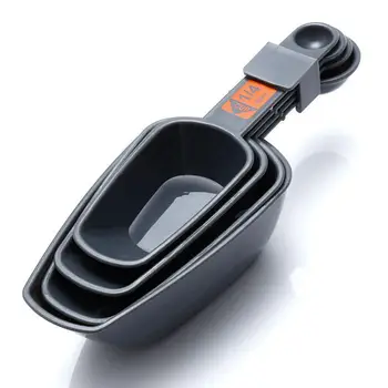 4PCS / Set Of Black Double-Head Measuring Cup With Scale Coffee Tea Powder Measuring Spoon Baking Tools Kitchen Accessories
4PCS / Set Of Black Double-Head Measuring Cup With Scale Coffee Tea Powder Measuring Spoon Baking Tools Kitchen Accessories