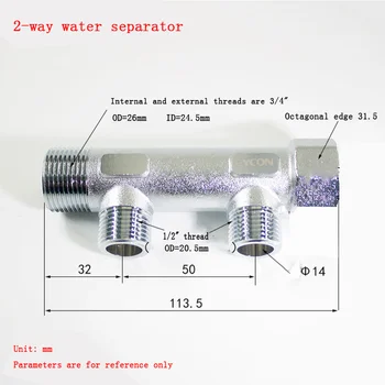 1/2"Brass Faucet Water Manifolds for Water Seperator Faucet Accessories Manifold Switch Valve 2-6 way large flow 
1/2"Brass Faucet Water Manifolds for Water Seperator Faucet Accessories Manifold Switch Valve 2-6 way large flow