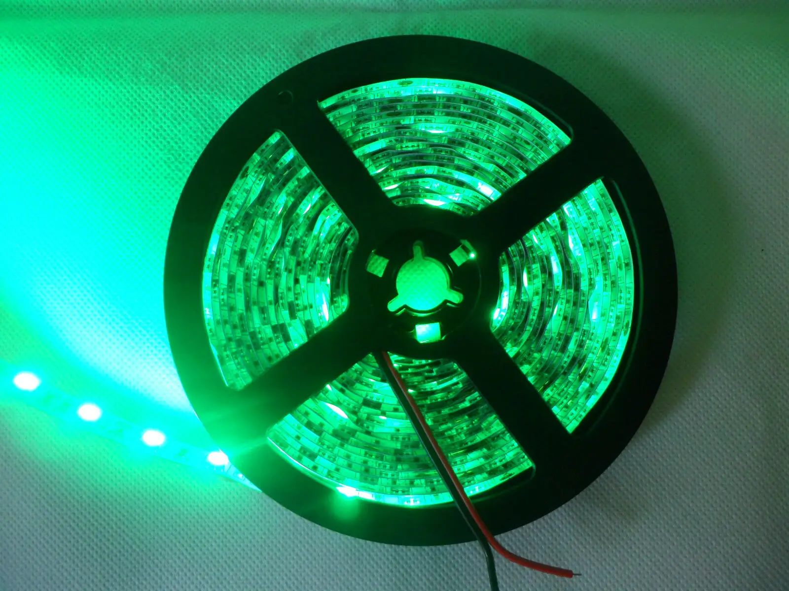 Фото DIY LED U-HOME Xmas Light 5M/Reel 300Leds DC24V SMD5050 60leds/M Strip Green Color Nonwaterproof for Holiday Party | Лампы и освещение