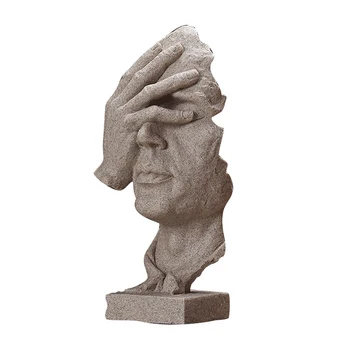 LIVING ROOM DECOR CRAFTS RESIN THINKER STATUES FIGURINE HOME DECORATION ACCESSORIES SANDSTONE SCULPTURE SILNECE IS GOLD CRAFTS
LIVING ROOM DECOR CRAFTS RESIN THINKER STATUES FIGURINE HOME DECORATION ACCESSORIES SANDSTONE SCULPTURE SILNECE IS GOLD CRAFTS