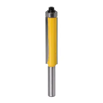 8MM Shank Lengthened Flush Trim Router Bit with Bearing for Wood Template Pattern Bit Tungsten Carbide Milling Cutter
8MM Shank Lengthened Flush Trim Router Bit with Bearing for Wood Template Pattern Bit Tungsten Carbide Milling Cutter