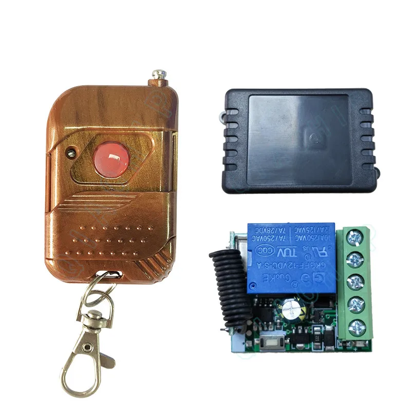 QIACHIP 432Mhz DC 12V 1 CH Electromagnetic Solenoid Valve Power Switch Lock + Remote Control Switch Latching RF Relay Receiver
QIACHIP 432Mhz DC 12V 1 CH Electromagnetic Solenoid Valve Power Switch Lock + Remote Control Switch Latching RF Relay Receiver