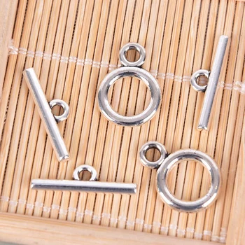 20pcs/set Stainless Steel Clasp Toggle Clasps End Connectors Necklace Bracelet DIY Jewelry Parts Accessories Findings Clasp
20pcs/set Stainless Steel Clasp Toggle Clasps End Connectors Necklace Bracelet DIY Jewelry Parts Accessories Findings Clasp