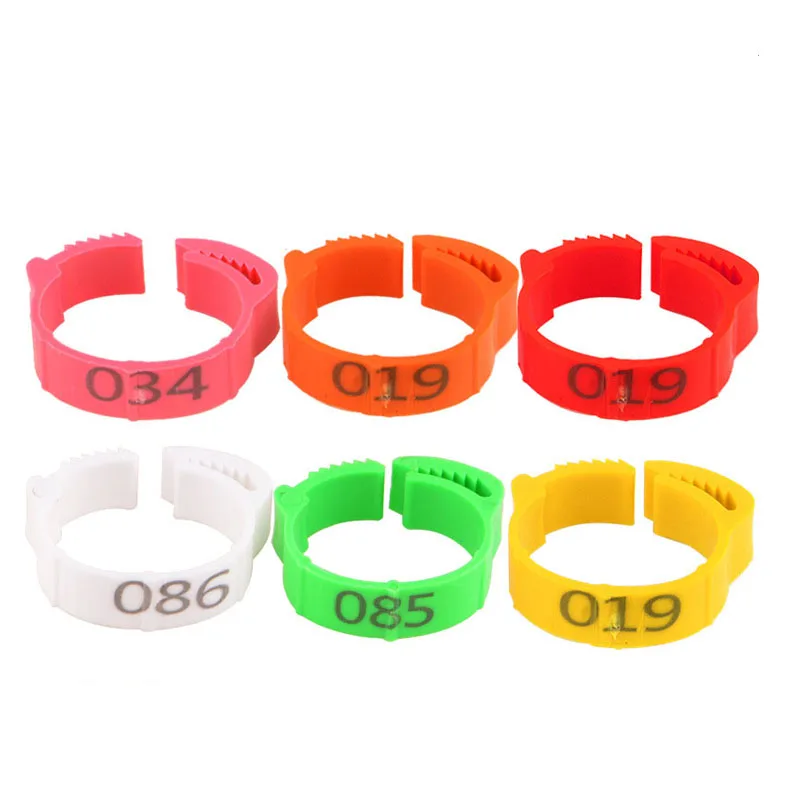 100 шт./лот 2 ~ 4 см регулируемая по цвету однократная бритья для птицы кольцевая