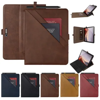 Tablet Wallet Case for Microsoft Surface Pro 7 Pro 6 Pro 5 Pro 4 Leather Protective Cover Laptop Sleeve for Surface Go 10.1
Tablet Wallet Case for Microsoft Surface Pro 7 Pro 6 Pro 5 Pro 4 Leather Protective Cover Laptop Sleeve for Surface Go 10.1