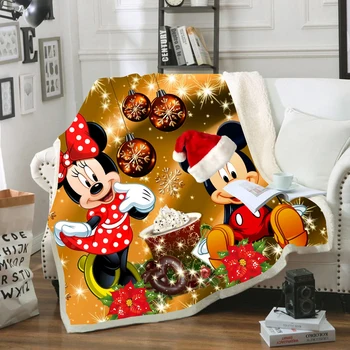 Christmas Cartoon Minnie Mickey Mouse Soft Throw Blanket Sherpa Backing Kids Girls Boys for Christmas Gift on Bed Sofa gifts
Christmas Cartoon Minnie Mickey Mouse Soft Throw Blanket Sherpa Backing Kids Girls Boys for Christmas Gift on Bed Sofa gifts