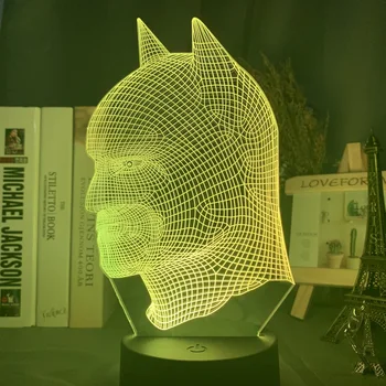 3d LED Night Light Batman 3d Head Nightlight Touch Sensor Color Changing Cool Table Lamp for Kids Bedroom Decoration
3d LED Night Light Batman 3d Head Nightlight Touch Sensor Color Changing Cool Table Lamp for Kids Bedroom Decoration