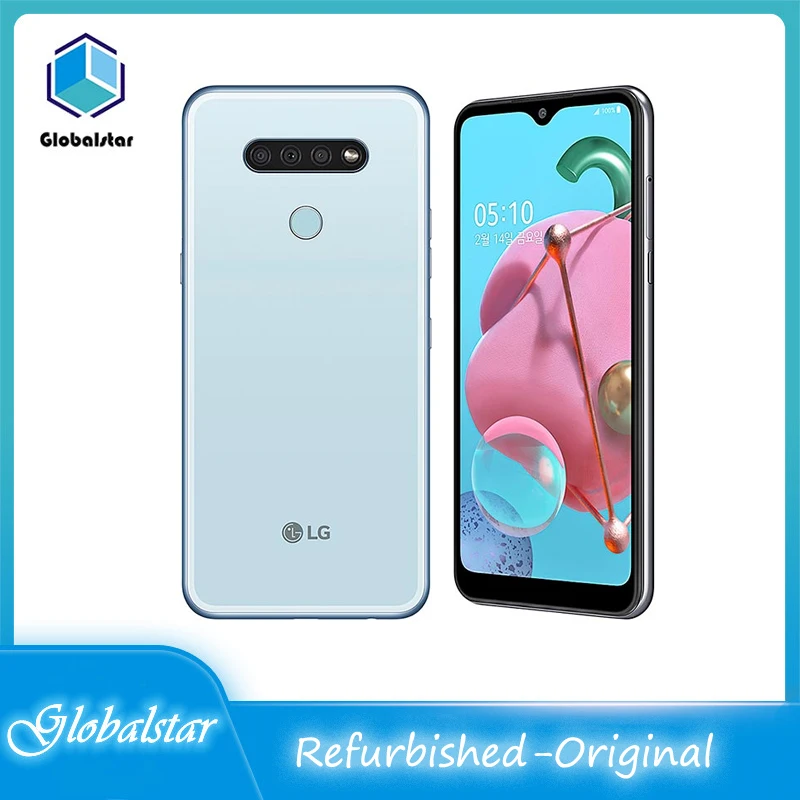 Оригинальный Восстановленный разблокированный сотовый телефон LG Q51 6 5 дюйма 3 ГБ