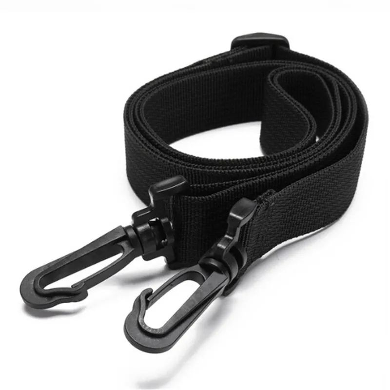 Black Leather Replacement Shoulder Handle Purse Handbag Adjustable Bag Strap 