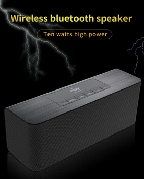 Wireless Speaker Portable Bluetooth Speaker Stereo Sound 10W System Music Subwoofer Column Support Tf Card Fm for Phone
Wireless Speaker Portable Bluetooth Speaker Stereo Sound 10W System Music Subwoofer Column Support Tf Card Fm for Phone