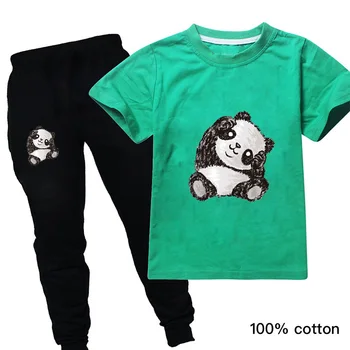 Kids Summer Clothes 2020 Fashion Funny Panda Tshirt + Pants Cotton Baby Boy Clothing Sets Children Girl Outfits Boutique
Kids Summer Clothes 2020 Fashion Funny Panda Tshirt + Pants Cotton Baby Boy Clothing Sets Children Girl Outfits Boutique