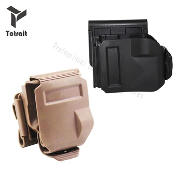 TOtrait Tactical Glock Clip 360 Degrees Rotates MOLLE Belt Waist Pistol Holster for Glock 17 22 23 Right Hand Black/Sand
TOtrait Tactical Glock Clip 360 Degrees Rotates MOLLE Belt Waist Pistol Holster for Glock 17 22 23 Right Hand Black/Sand