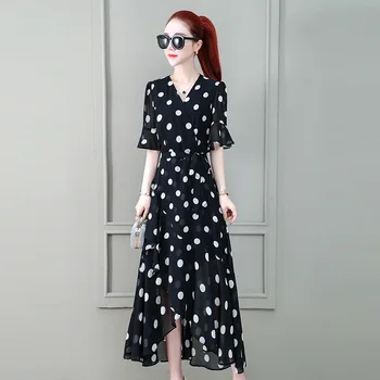 2020 new summer office lady brand plus size young female women ladies girls half sleeve dot chiffon dress clothes
2020 new summer office lady brand plus size young female women ladies girls half sleeve dot chiffon dress clothes