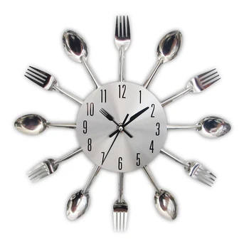 Wall Clock Noiseless Stainless Steel Cutlery Clocks Kitchen Knife and Fork Spoon Wall Clock Kitchen Restaurant Home Decor Watch
Wall Clock Noiseless Stainless Steel Cutlery Clocks Kitchen Knife and Fork Spoon Wall Clock Kitchen Restaurant Home Decor Watch