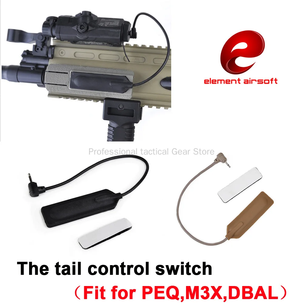 Element Airsoft Tactical PEQ Flashlight Switch Tail Control Switch For PEQ 15/PEQ16 /LA5C PEQ15 /M3X,DBA Softair Switch
Element Airsoft Tactical PEQ Flashlight Switch Tail Control Switch For PEQ 15/PEQ16 /LA5C PEQ15 /M3X,DBA Softair Switch