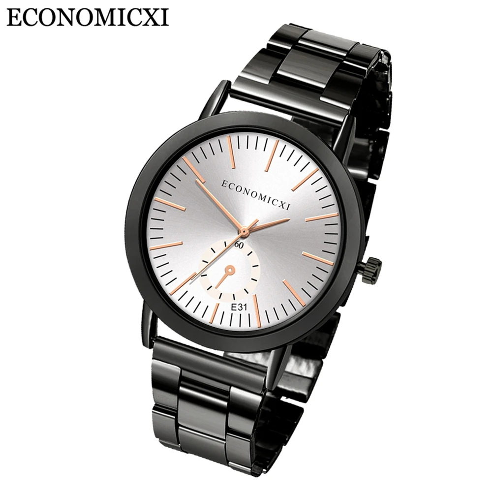 ECONOMICXI Fashion Fresh Business Trend Simple Tungsten Steel Belt Watch Men's Watch Sizzling Explosion Model Quartz Watches Men
ECONOMICXI Fashion Fresh Business Trend Simple Tungsten Steel Belt Watch Men's Watch Sizzling Explosion Model Quartz Watches Men