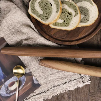 DIY Fondant Cake Tools Kitchen Rolling Pin Baking Flat Pointed Head Household Dumpling Wrapper Wooden Black Walnut
DIY Fondant Cake Tools Kitchen Rolling Pin Baking Flat Pointed Head Household Dumpling Wrapper Wooden Black Walnut