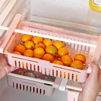 Adjustable Refrigerator Storage Rack Kitchen Refrigerator Storage Box Food Egg Freezer Shelf Holder Pull-out Drawer Organiser
Adjustable Refrigerator Storage Rack Kitchen Refrigerator Storage Box Food Egg Freezer Shelf Holder Pull-out Drawer Organiser