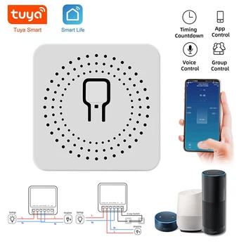 Tuya MINI Wifi Smart Switch Timer Wireless Switches Hidden Smart Home Automation Compatible With Tuya Alexa Google Home
Tuya MINI Wifi Smart Switch Timer Wireless Switches Hidden Smart Home Automation Compatible With Tuya Alexa Google Home