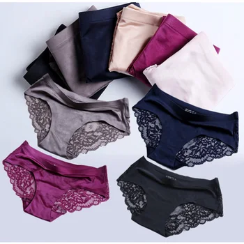 Women's Sexy Cotton Lace Underwear Panties Cute Comfort Sweet Soft Comfortable Underwear Seamless Panties Fashion Women 
Women's Sexy Cotton Lace Underwear Panties Cute Comfort Sweet Soft Comfortable Underwear Seamless Panties Fashion Women