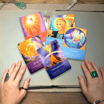 45pcs English Tarot Cards Archangel Oracle Card Table Tarot For Party Toys Playing Card Game Deck Board Games Entertainment
45pcs English Tarot Cards Archangel Oracle Card Table Tarot For Party Toys Playing Card Game Deck Board Games Entertainment