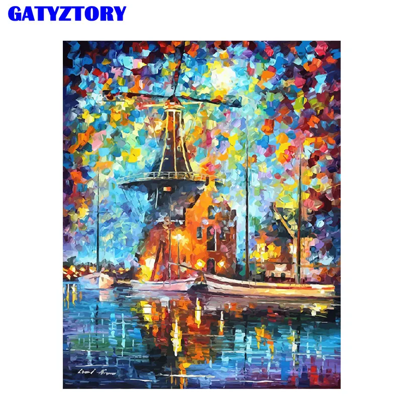 Frame Picture Windmill Landscapes DIY Painting By Numbers Handpainted Canvas Painting For Living Room Home Decoration 40x50cm
Frame Picture Windmill Landscapes DIY Painting By Numbers Handpainted Canvas Painting For Living Room Home Decoration 40x50cm