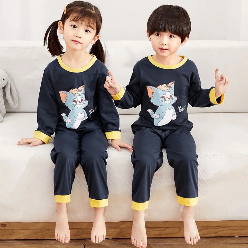 XZ-Decoction. Mwangi Cat Children Pullover Sweet Cute Cartoon Casual Tracksuit Two-Piece Set
XZ-Decoction. Mwangi Cat Children Pullover Sweet Cute Cartoon Casual Tracksuit Two-Piece Set
