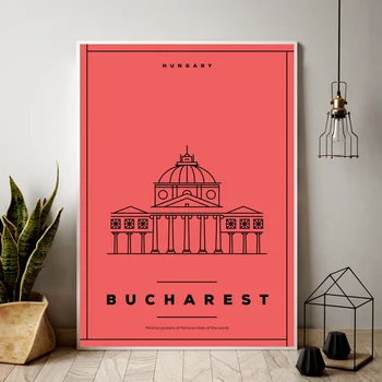 Bucharest Romania City map minimalist style Canvas Poster Home Wall Decor (No Frame)
Bucharest Romania City map minimalist style Canvas Poster Home Wall Decor (No Frame)