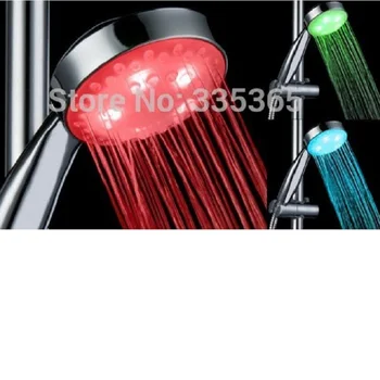 2pcs X LED shower head with water temperature detector change color according to water temperature
2pcs X LED shower head with water temperature detector change color according to water temperature