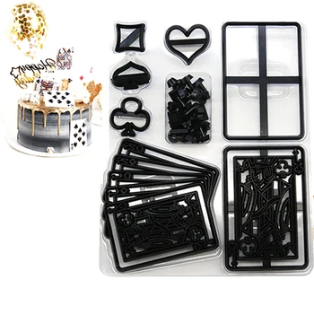 DIY 28pcs Poker Theme Cookie Cutter Fondant Chocolate Moulds Cake Cutting Biscuit Mold Baking Decorate Mould Tools
DIY 28pcs Poker Theme Cookie Cutter Fondant Chocolate Moulds Cake Cutting Biscuit Mold Baking Decorate Mould Tools