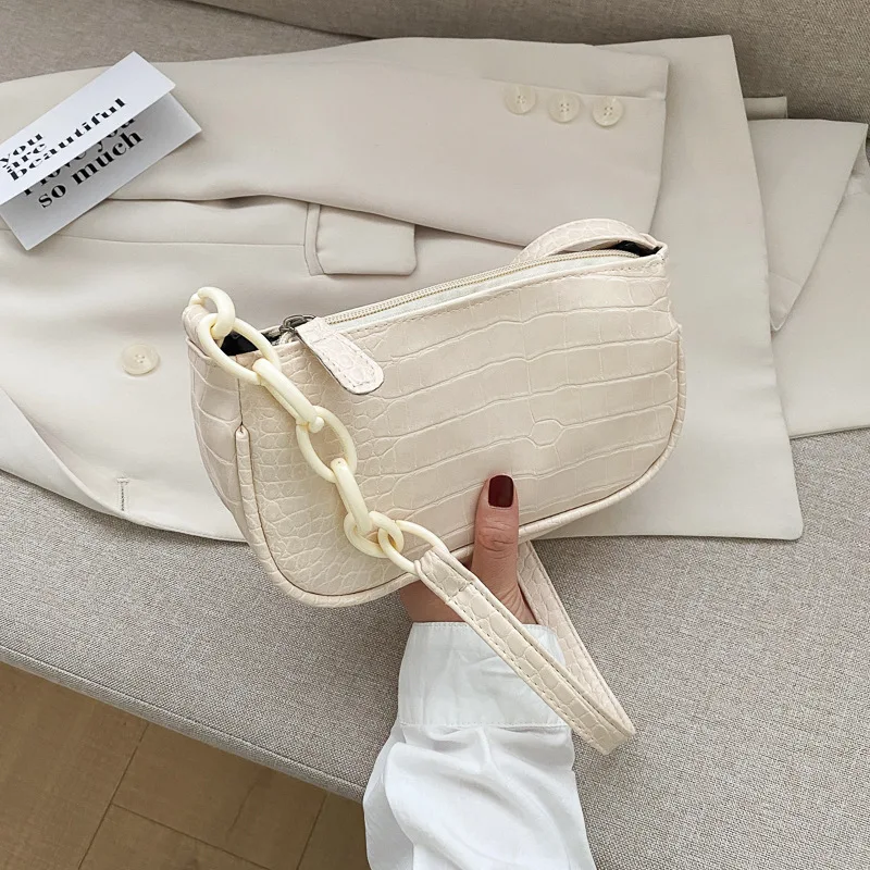 2020 new bag female crocodile pattern armpit bag retro portable baguette bag texture wild bag purses and handbags
2020 new bag female crocodile pattern armpit bag retro portable baguette bag texture wild bag purses and handbags