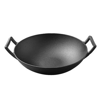 1pc Dual Handle Cooking Cookware without Cover Nonstick Round Bottom Pan Home Kitchen Accessory Cooking Wok
1pc Dual Handle Cooking Cookware without Cover Nonstick Round Bottom Pan Home Kitchen Accessory Cooking Wok