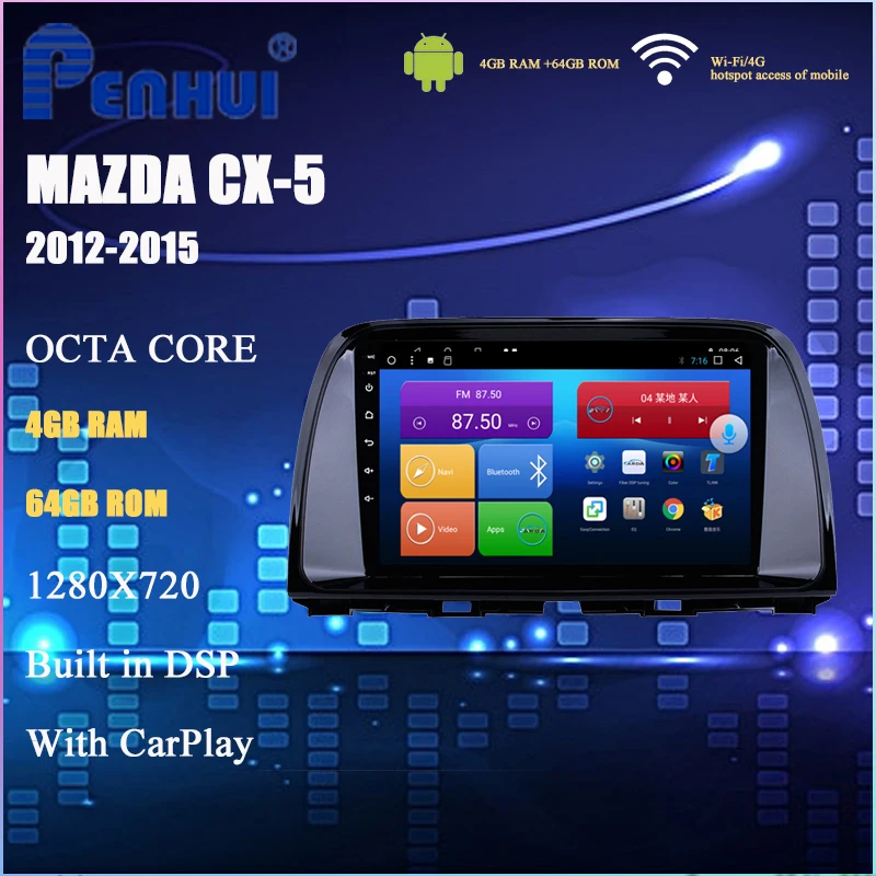 Android Car DVD For Mazda CX-5 (2012-2015) Car Radio Multimedia Video Player Navigation GPS Android 10.0 Double DIn
Android Car DVD For Mazda CX-5 (2012-2015) Car Radio Multimedia Video Player Navigation GPS Android 10.0 Double DIn