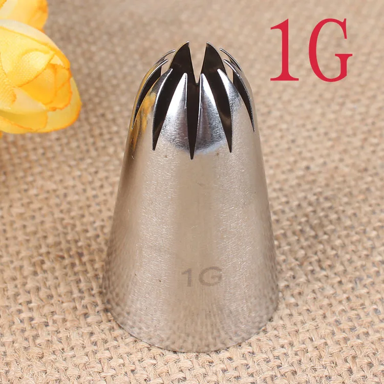 1G# 10 Tooth Cookie Cream Decorating Mouth 304 Stainless Steel Welding Polishing Baking DIY Tools Large
1G# 10 Tooth Cookie Cream Decorating Mouth 304 Stainless Steel Welding Polishing Baking DIY Tools Large