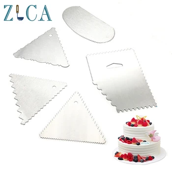 ZLCA 5pcs/set Metal Dough Icing Fondant Scraper Cake Decorating Baking Pastry Tool Plain Smooth Edge Spatulas Kitchen Cream Tool
ZLCA 5pcs/set Metal Dough Icing Fondant Scraper Cake Decorating Baking Pastry Tool Plain Smooth Edge Spatulas Kitchen Cream Tool
