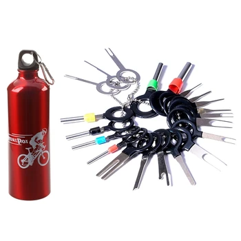 Sport Bike Patterns Camping Aluminium Kettle 750 ML - Red & 21Pcs Terminals Removal Key Tools Set
Sport Bike Patterns Camping Aluminium Kettle 750 ML - Red & 21Pcs Terminals Removal Key Tools Set