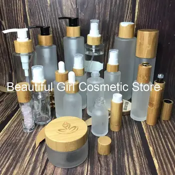 engraving 30ml bamboo cosmetic packaging frosted glass bottle with dropper/spray/pump,bamboo empty refill bottles with free logo
engraving 30ml bamboo cosmetic packaging frosted glass bottle with dropper/spray/pump,bamboo empty refill bottles with free logo