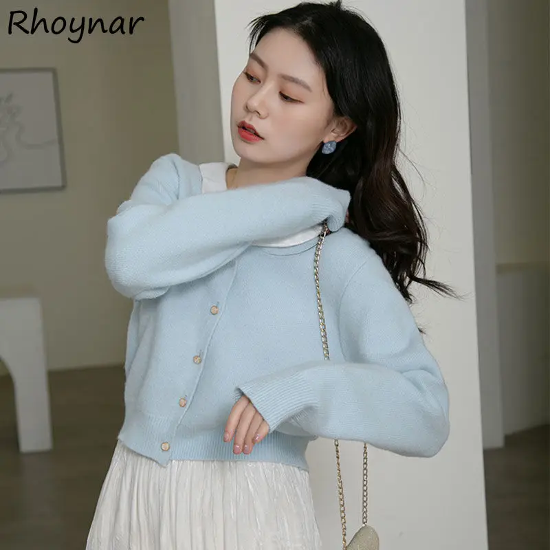 Sweaters Women Slim Lovely Knitting Long Sleeve Japanese Style Cardigans All-match Leisure Simple Peter Pan Collar Female Lady
Sweaters Women Slim Lovely Knitting Long Sleeve Japanese Style Cardigans All-match Leisure Simple Peter Pan Collar Female Lady